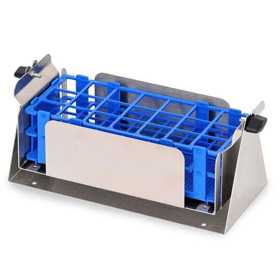 Ohaus Pivoting Test Tube Rack, Stainless Steel and PVC-Coated Steel, 30 mm dia, for use with Shaker Platforms