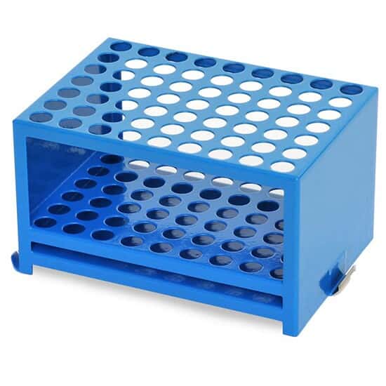 Ohaus Test Tube Rack, PVC-Coated Steel, 10-13 mm dia, for use with Shaker Platforms