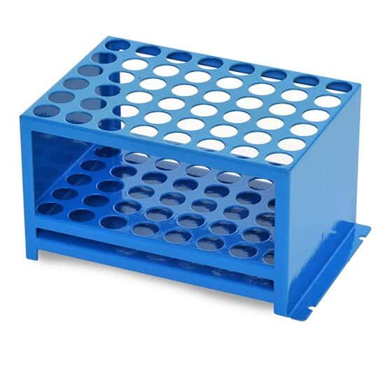 Ohaus Test Tube Rack, PVC-Coated Steel, 14-16 mm dia, for use with Shaker Platforms