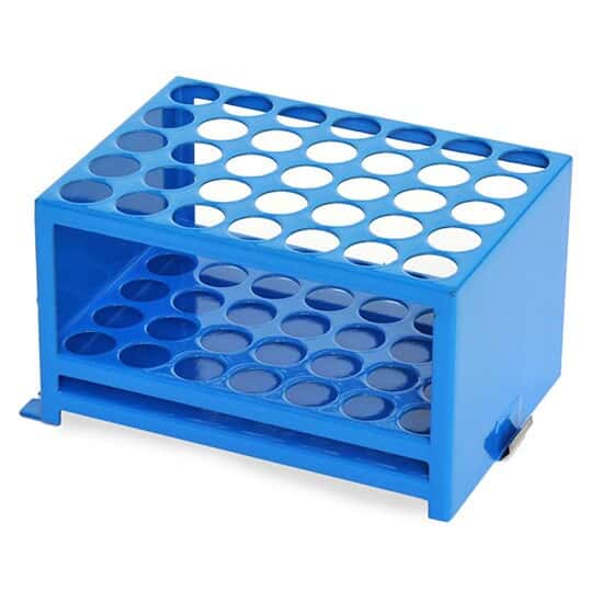 Ohaus Test Tube Rack, PVC-Coated Steel, 18-20 mm dia, for use with Shaker Platforms
