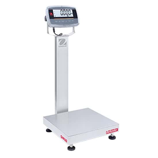 Ohaus i-D61PW125WQL7 Defender® 6000 Hybrid Washdown Scale, 250 lb x 0.01 lb, 18 x 18
