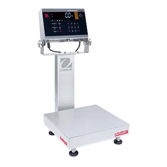 Ohaus i-D61XWE12WQR6 Defender® 6000 Hybrid Washdown Scale, 25 lb x 0.001 lb, 12 x 12