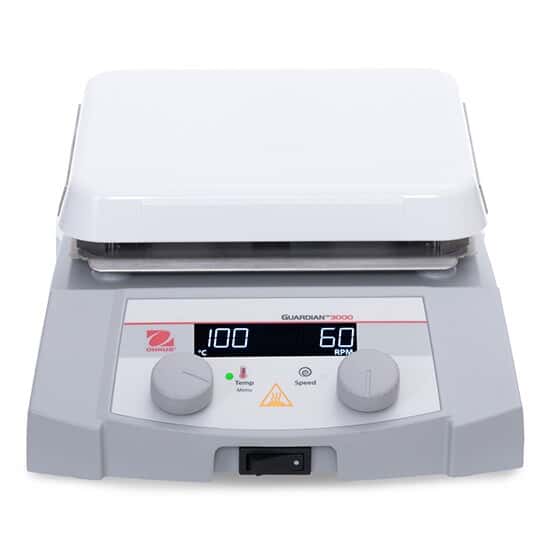 Ohaus Guardian 3000 e-G31HS07C Digital Stirring Hot Plate, 7