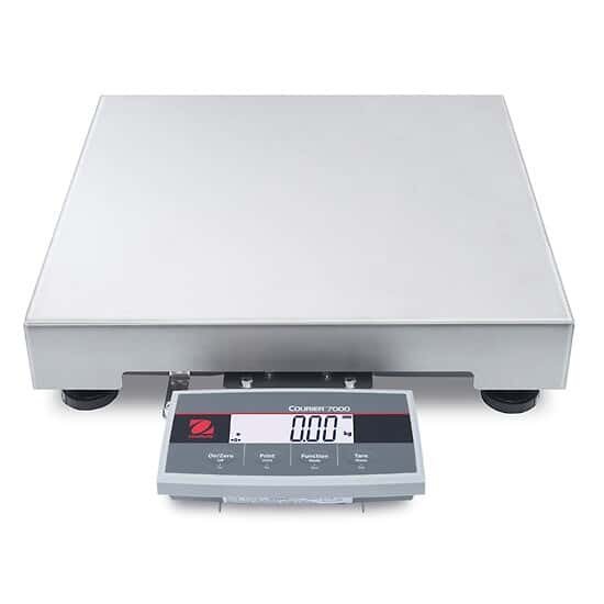 Ohaus Courier™ 7000 i-C71M125L Shipping Scale, 250lb x 0.05lb/125kg x 0.02kg (mid-size pan)