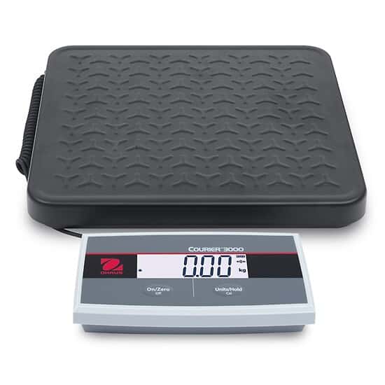 Ohaus Courier™ 3000 i-C31M75R Shipping Scale, 150lb x 0.1lb/75kg x 0.05kg (small pan)