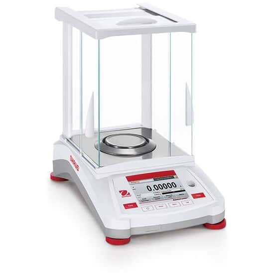 Ohaus AX225D Adventurer Semi-Micro Balance, 102g/220g x 0.01mg/0.1mg with Internal Calibration