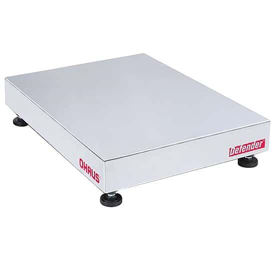 Ohaus D125WTX Defender 5000 Stainless Steel Scale Base Only, Base Style Rectangle,  250x0.01lb