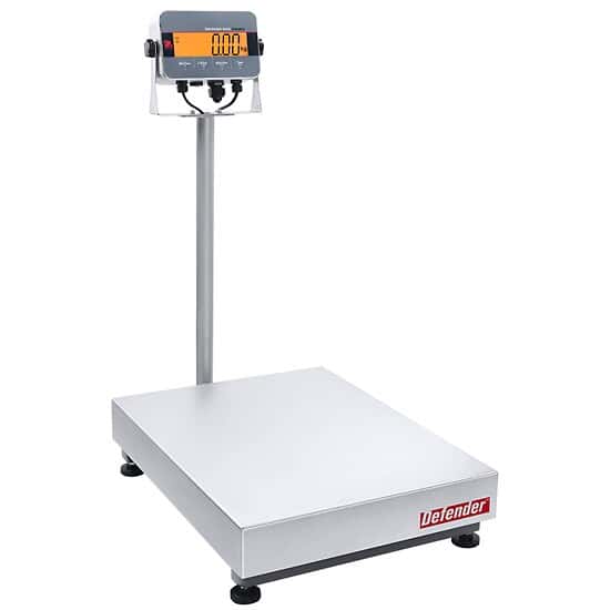Ohaus D33XW150B1X2 Defender® 3000 Hybrid Bench Scale, Column-Mount SS Indicator, 25.6
