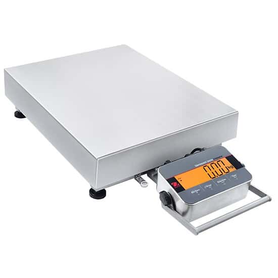 Ohaus D33XW150B1X5 Defender® 3000 Hybrid Bench Scale, Front-Mount SS Indicator, 25.6