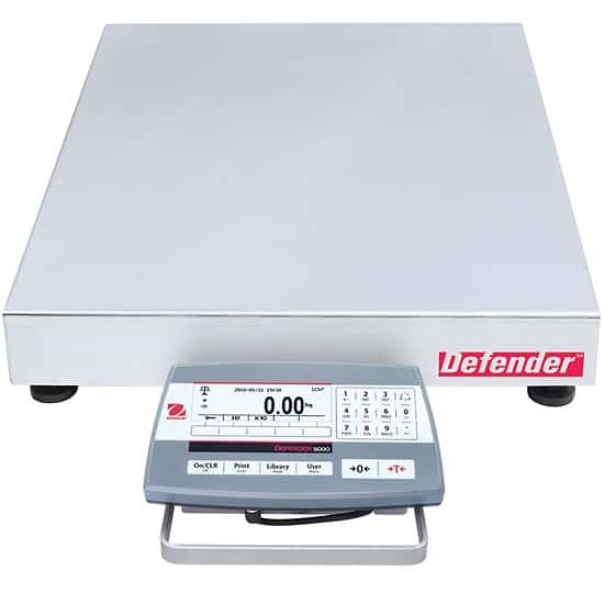 Ohaus D52P125RTX5 Defender 5000 Low Profile Scale, Base Style Rectangle , 250x0.01lb