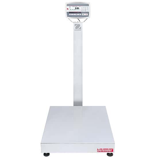 Ohaus D52XW125RTV3 Defender 5000 Scale with S/S Indicator, Base Style Rectangle , 250x0.01lb