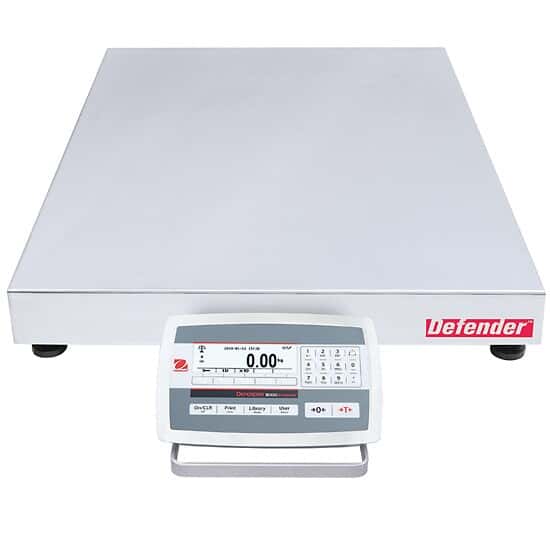 Ohaus D52XW250RQV5 Defender 5000 Low Profile Scale with S/S Indicator, Base Style Square , 500x0.02lb