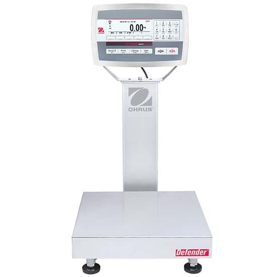 Ohaus D52XW50RQR1 Defender 5000 Scale with S/S Indicator, Base Style Square , 100x0.005lb