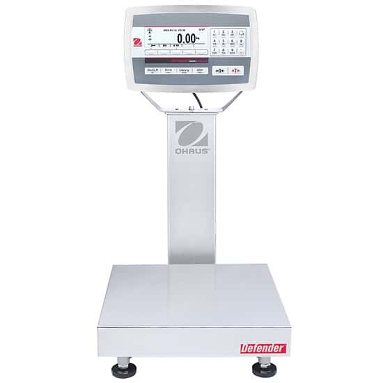 Ohaus D52XW50WQR6 Defender 5000 Washdown Scale, Base Style Square , 100x0.005lb