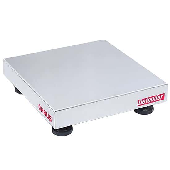 Ohaus D5WQS Defender 5000 Stainless Steel Scale Base Only, Base Style Square,  10x0.0005lb