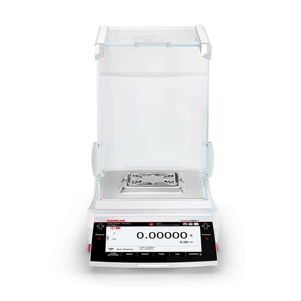 Ohaus EXR125 Explorer™ EXR Series Semi-Micro Balance, 120g x 0.01mg, Draftshield, Touch Screen