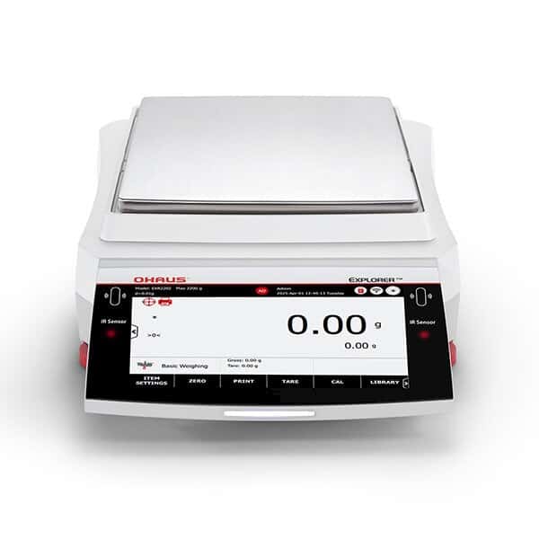 Ohaus EXR8201 Explorer™ EXR Series Precision Top Loading  Balance, 8200g x 0.1g, Touch Screen
