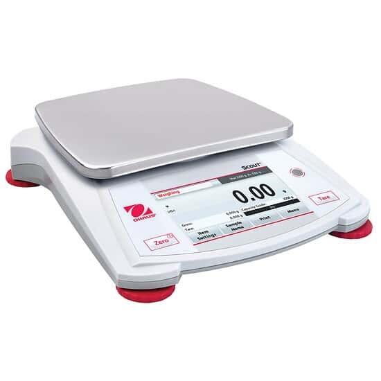 Ohaus STX1202 Scout Portable Balance 1200 g x 0.01 g with Touchscreen