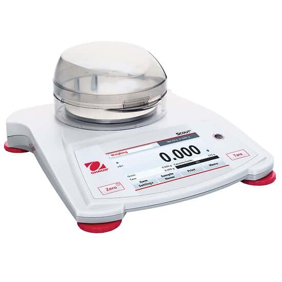Ohaus STX123  Scout Portable Balance 120 g x 0.001 g with Touchscreen