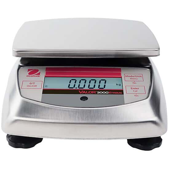 Ohaus V31XH4 Valor 3000 Portion Control Scale, 4 kg x 0.1 g