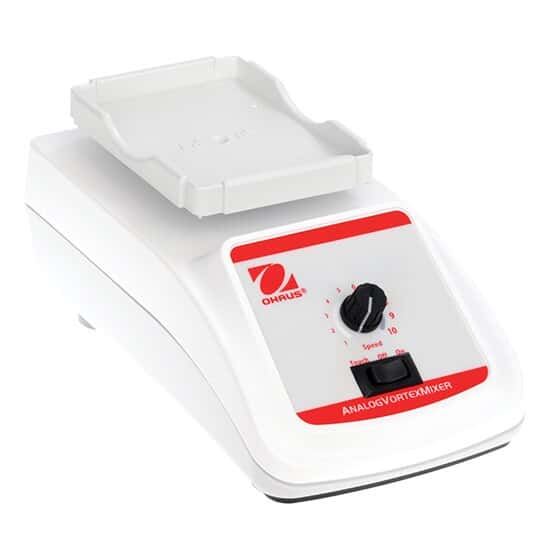 Ohaus Microplate Analog Vortex Mixer, 300 to 3500 rpm, 2 Microplate Capacity; 120 VAC