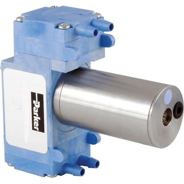 Parker Single Head Miniature Vacuum Pump; 2.5 LPM/16 mmHg-20 psi/12 VDC