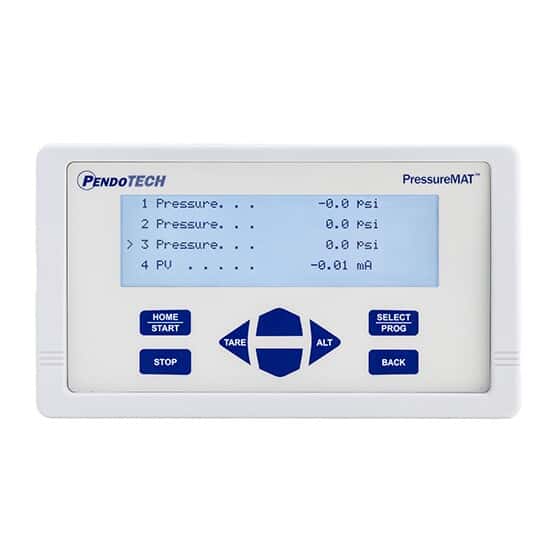 PendoTech PressureMAT® Sensor Monitor with 4 Pressure Sensor Inputs and 4 Outputs, psi