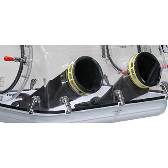 PlasLabs 800GLL Replacement Butyl Gloves for Mini Glove Box; Size 9 1