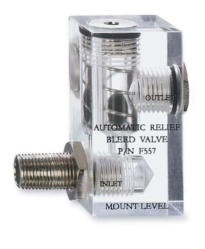Plas-Labs 800-PRV Glove Box Pressure Relief Valve, 1/8