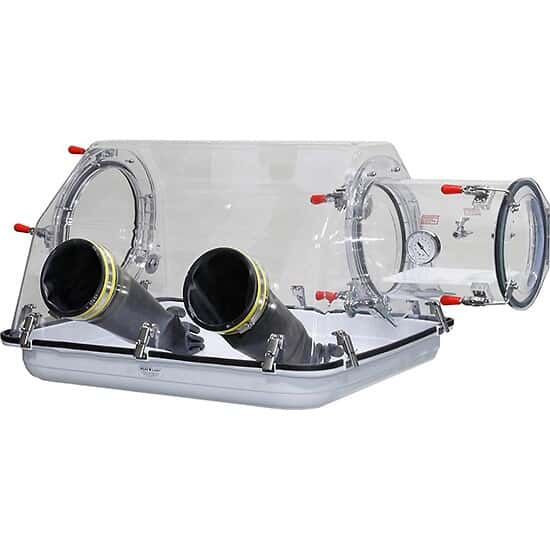 PlasLabs 815PGB La Petite Glove Box, 31.5" Wide; 110 VAC from Cole