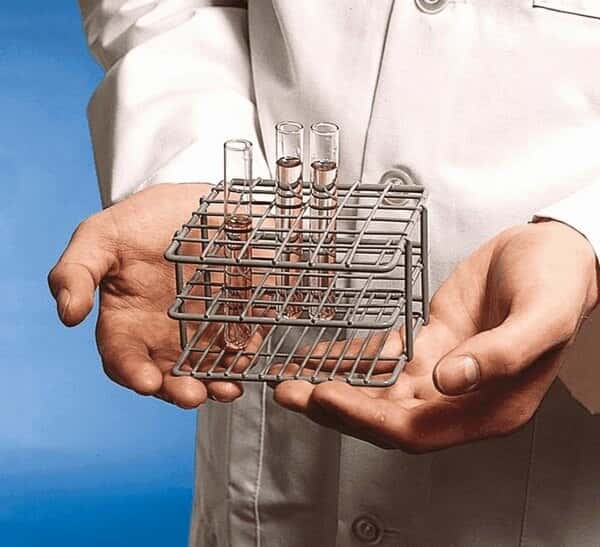 Poxygrid F18788-1600 Wire Test Tube Half Rack 24 15-16mm
