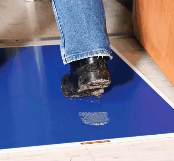 Purus PF2430-64B Adhesive Mat Refill, blue, 60 layer, 4/pk