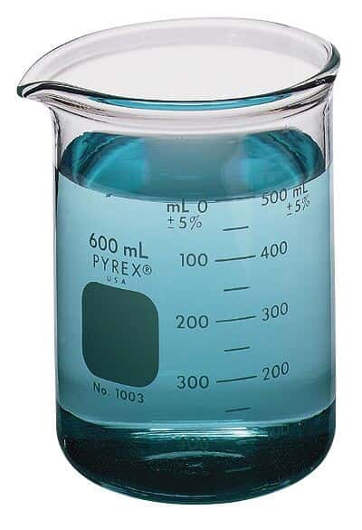 Pyrex 1003-2L Brand 1003 Griffin Heavy-Duty Beaker, 2000 mL, 8/cs