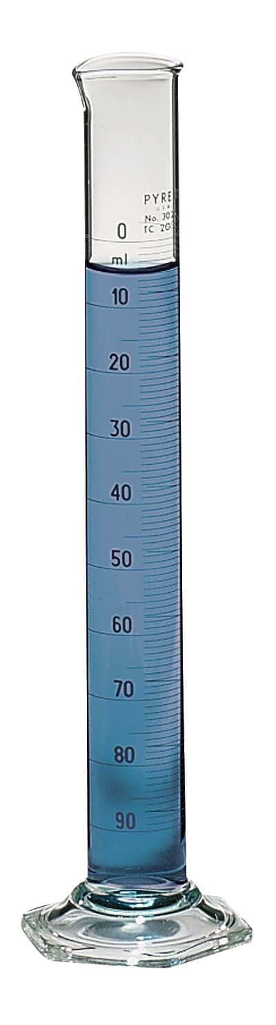 Pyrex 3025-25 Cylinder, Brand 3025, graduated, 25 mL, case of 18