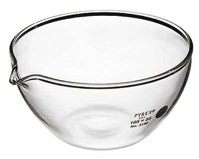 Pyrex 3180-90 Brand 3180 Evaporating Dish, 90 mm OD x 50 mm H; 170 mL, 6/Cs