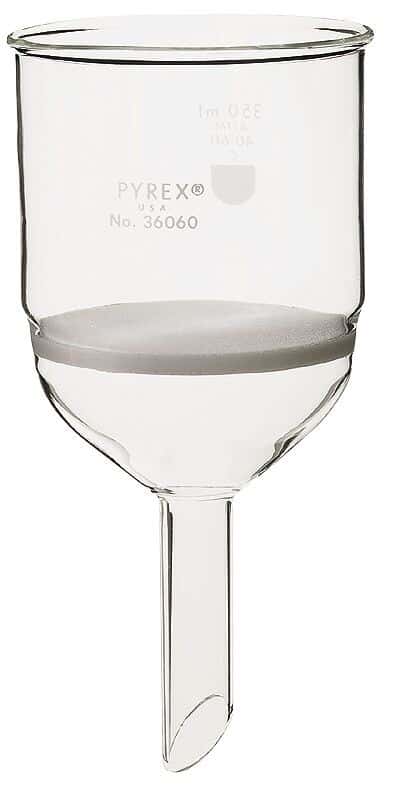 Pyrex 36060-350F Brand 36060 fritted funnel; 350 mL fine, case of 3