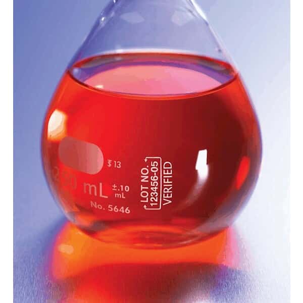 Pyrex 5646500 Verified Volumetric Flask 500mL 6/pk from ColeParmer