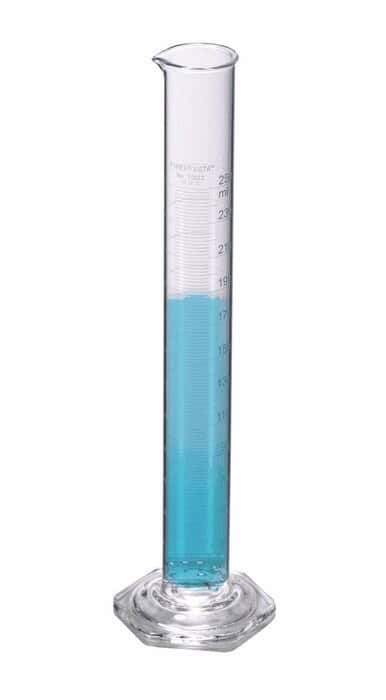 Pyrex Vista 70024-25 Graduated Glass Cylinder, 25 mL, to deliver, 18/cs