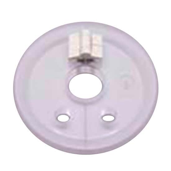 QLA Hinged Cover for Easy Basket Access, Clear, with Large Center Hole