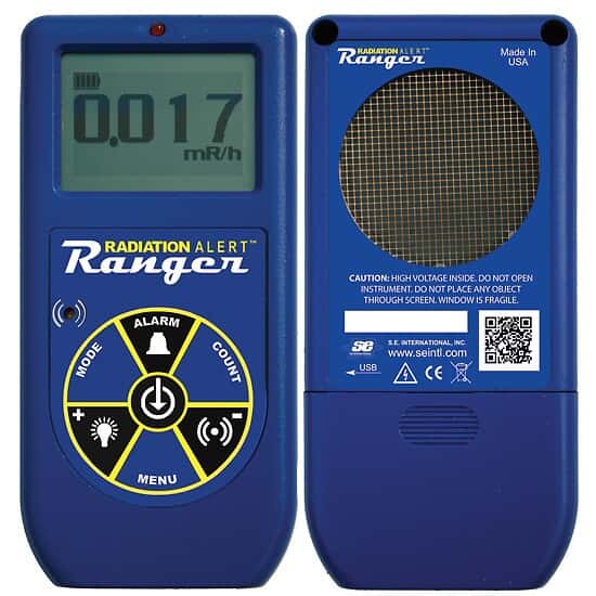 Radiation Alert Ranger Digital Radiation Meter with Internal Sensor
