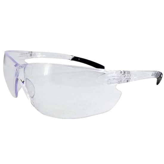 Radnor Classic Plus Clear Frameless Safety Glasses with Clear Polycarbonate Anti-Fog/Hard Coat Lens