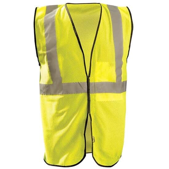 RADNOR® Reflective Mesh Safety Vest with Pocket and 2