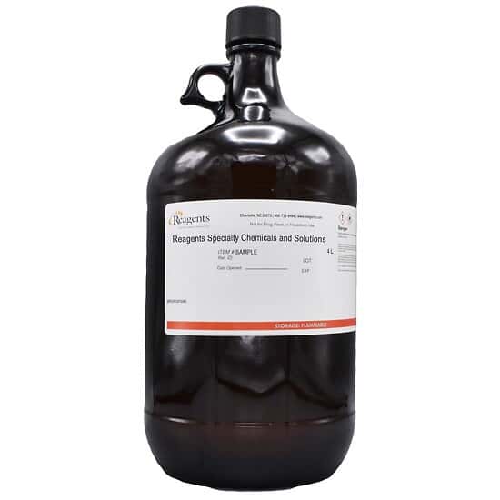 Reagents n-Butyl Acetate, Amber Glass Bottle, 4 L