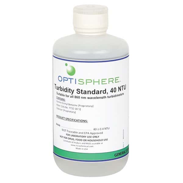 Ricca Chemical Company 800 NTU Turbidity Standard, 250 mL from ColeParmer