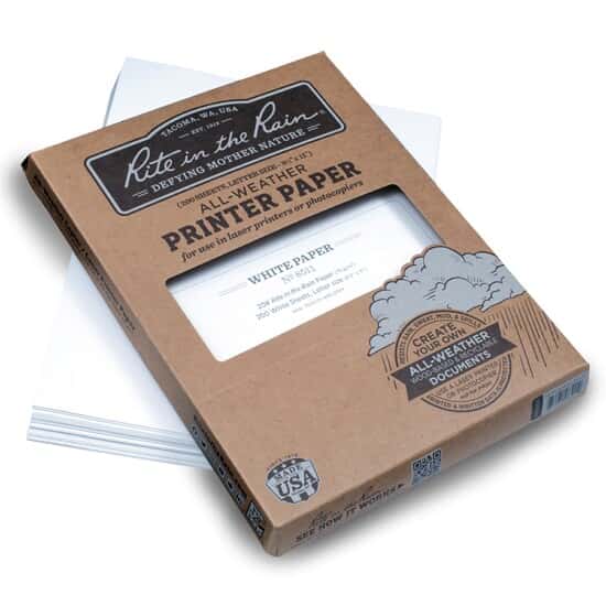 Rite in the Rain All Weather Printer Paper, 8-1/2