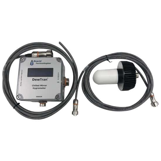 Roscid Technologies DewTran® Chilled Mirror Hygrometer, Remote Mount with Self-Aspirating Fan