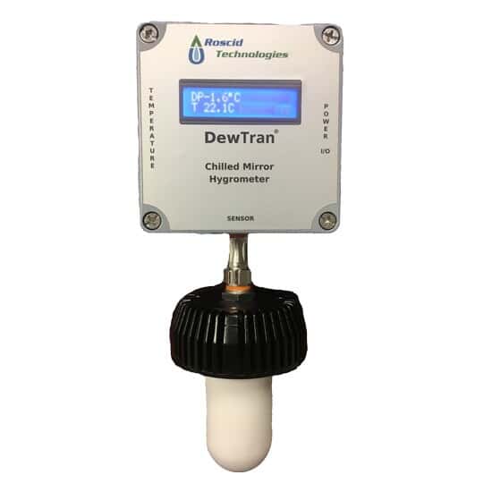 Roscid Technologies DewTran® Chilled Mirror Hygrometer, Wall Mount
