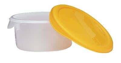 Rubbermaid 5725 YELLOW Yellow LDPE Lid for 63511-05/-07 and 63512-05/-07; 12/PK