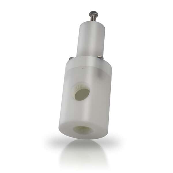 Compact Angle Pattern 2-Way Pressure Relief/Bypass Valve, PVC, 1/2
