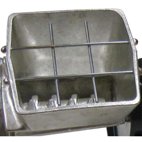 Replacement tooth feed, for dry material
